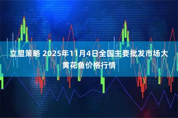 立盟策略 2025年11月4日全国主要批发市场大黄花鱼价格行情